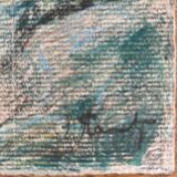 Paintings set of 4 drawings by Ed. Pannetier (1884-1965) Provence Côte d'Azur