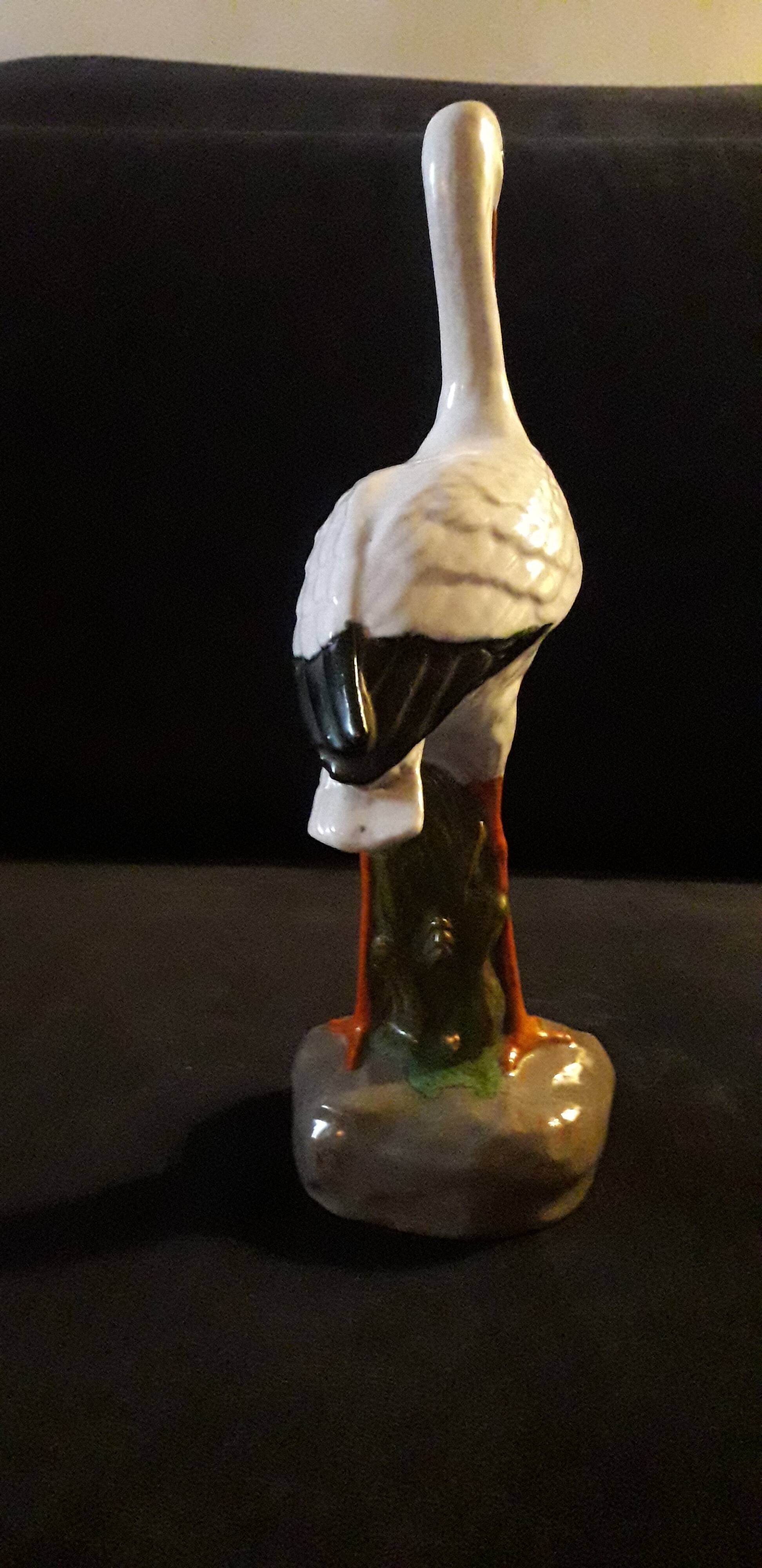 50s ceramic stork