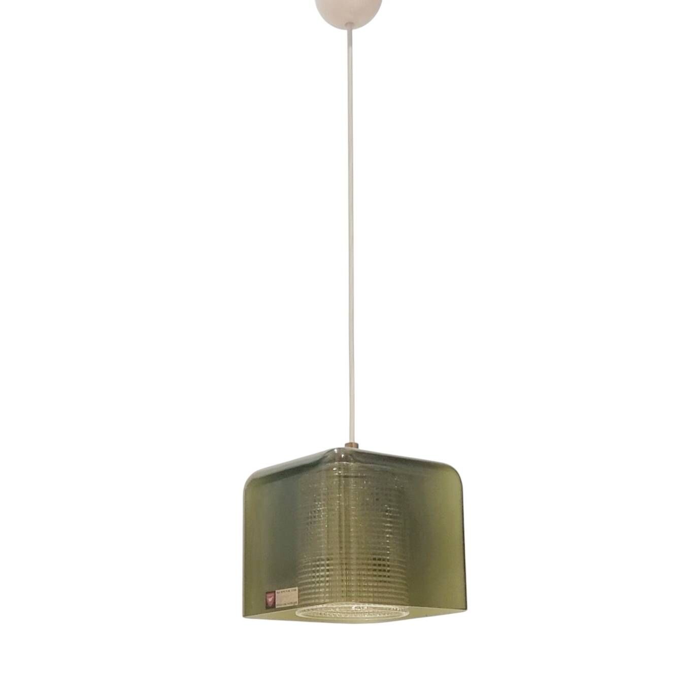Mid-Century Scandinavian Glass Ceiling/Pendant by Carl Fagerlund for Orrefors, Sweden, 1960s