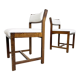 Wenge wooden dining chairs by Spectrum, 1970s