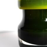 Mid-century modern Scandinavian design, a Green "Oxid" glass vase, Åseda