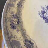 Plat faïence XIXe