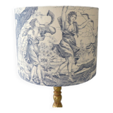 Blue toile de Jouy lampshade