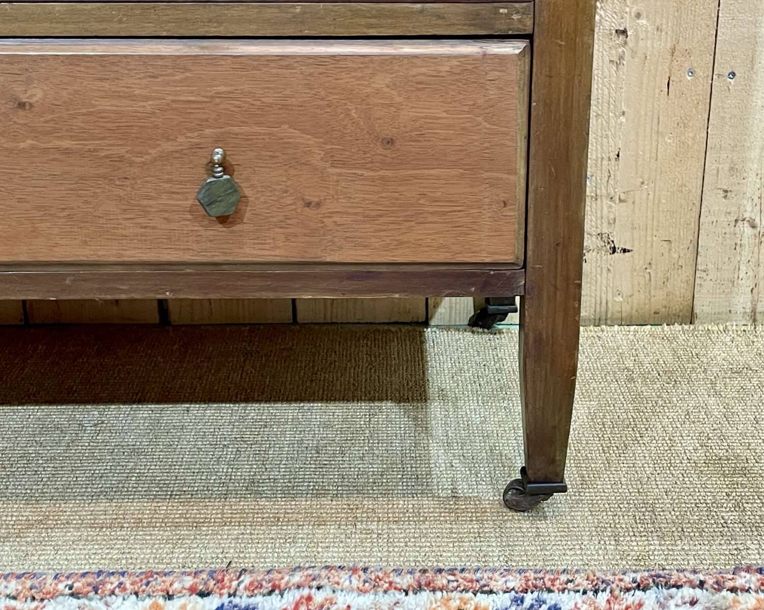 1930s English mahogany chest of drawers