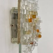 Murano glass wall lamp by Albano Poli for Poliarte, Italy 1970s