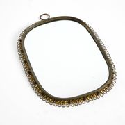 Mid century brass wall mirror by Josef Frank for Svenskt Tenn Sweden