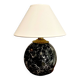 Wood lamp, fabric cable, cotton shade