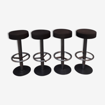 Set de 4 tabourets de bar pivotant