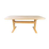 Coffee table in beech of danish design manufactured by Skovby Furniture factory in the 1960s.