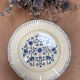 Large flat plates ironstone Boch Frères
