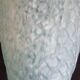 Art Deco vase in pressed moulded glass, speckled blue, h - 29
