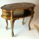 Florentine wooden side table - small coffee table - made in Italy - Vintage