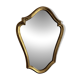 Vintage mirror 1960s Belgian rocaille style gilded wood - 61 x 49 cm