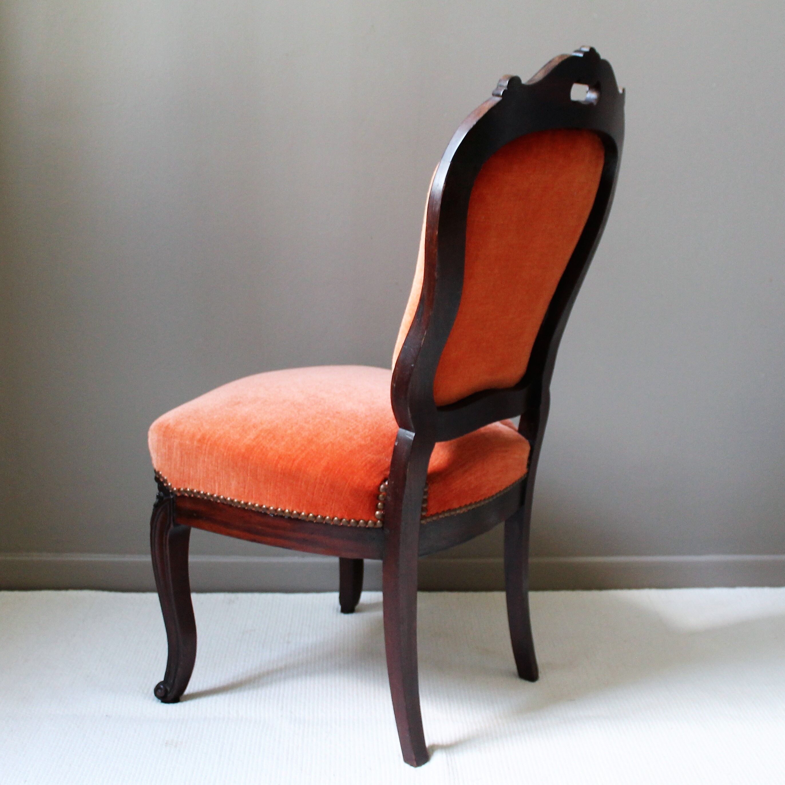 Louis XV style chair rockuro blazed velvet