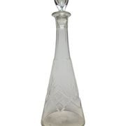 Art Deco crystal carafe, Germany, 1900s