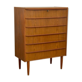 Commode en teck, années 1960
