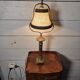 Empire-style table lamp in gilded bronze from the 19th century.