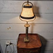 Lampe à poser style empire en bronze doré XIXè