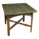 Italian design table in exotic wood from the 80s