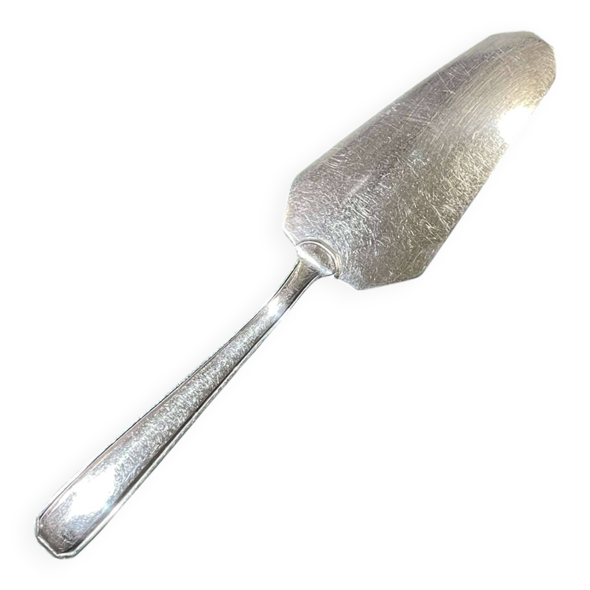 Silver-plated cake server from the Boulenger brand from the 1930s.