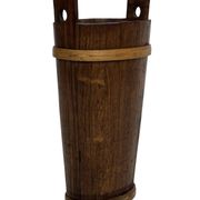 Vintage Wooden Umbrella Stand, 1960s minimalist design