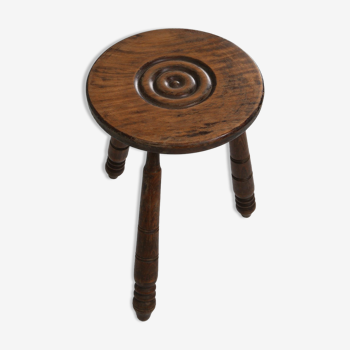 Brutalist stool ca.1960