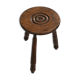 Brutalist stool ca.1960