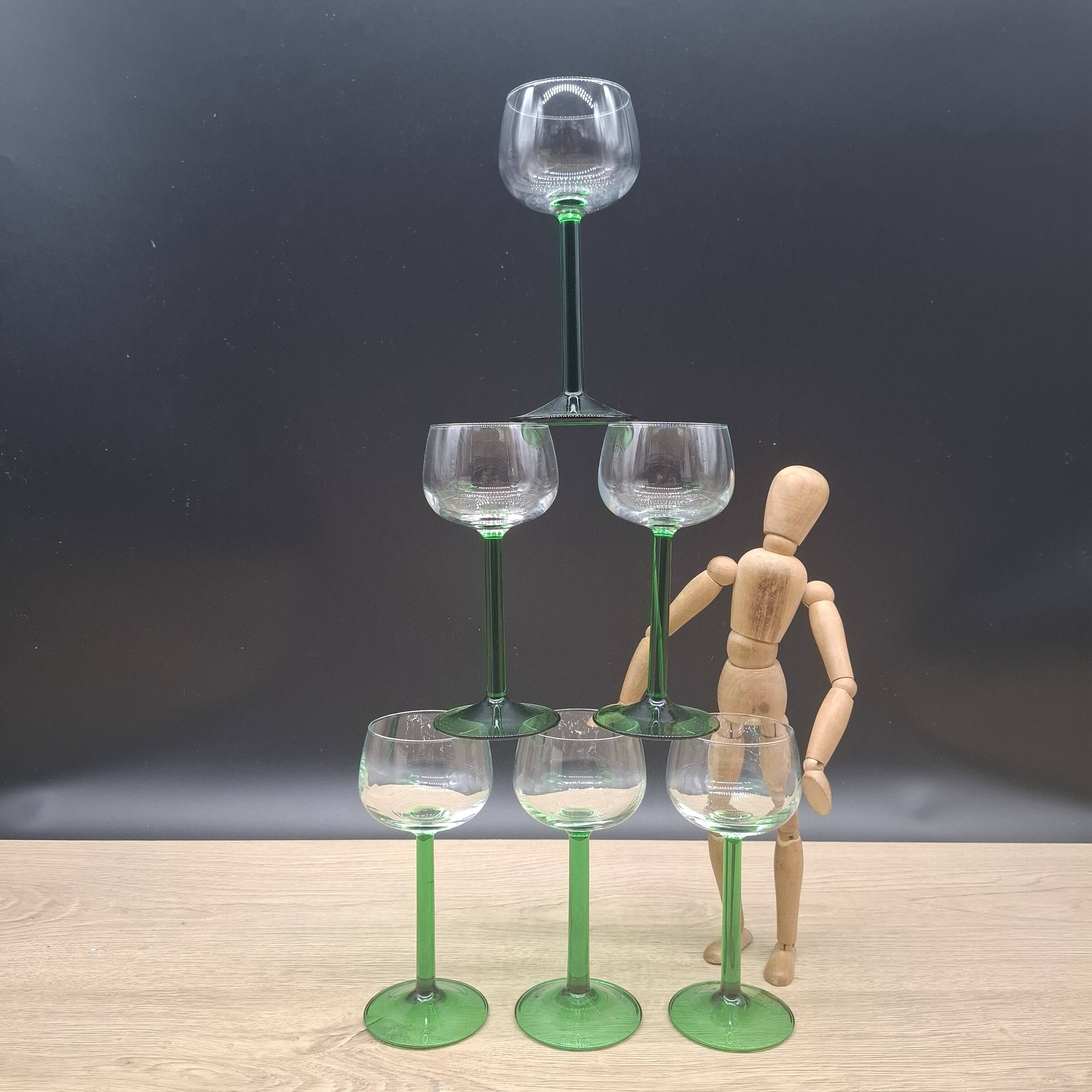 Set of 6 Alsace wine glasses