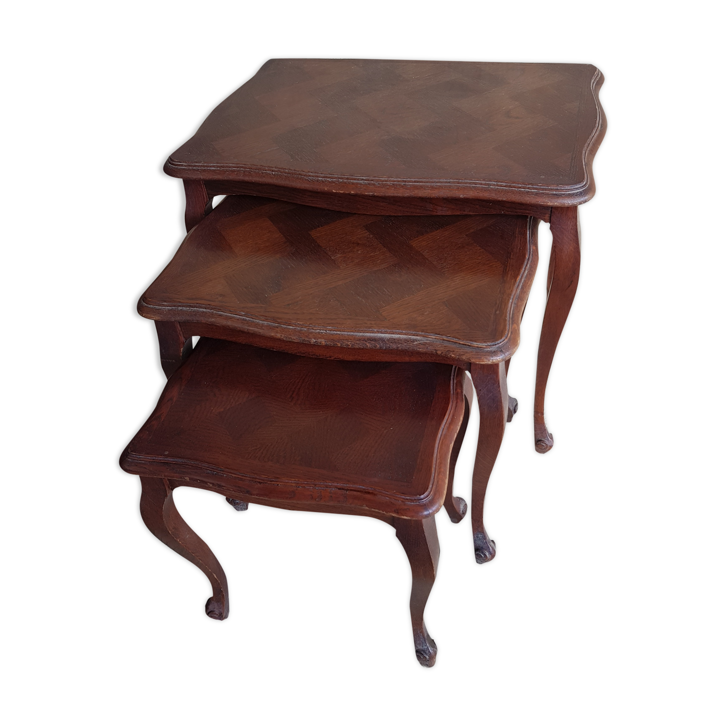 Walnut pull out tables