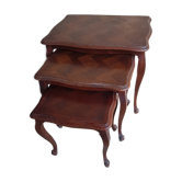 Tables gigognes en noyer