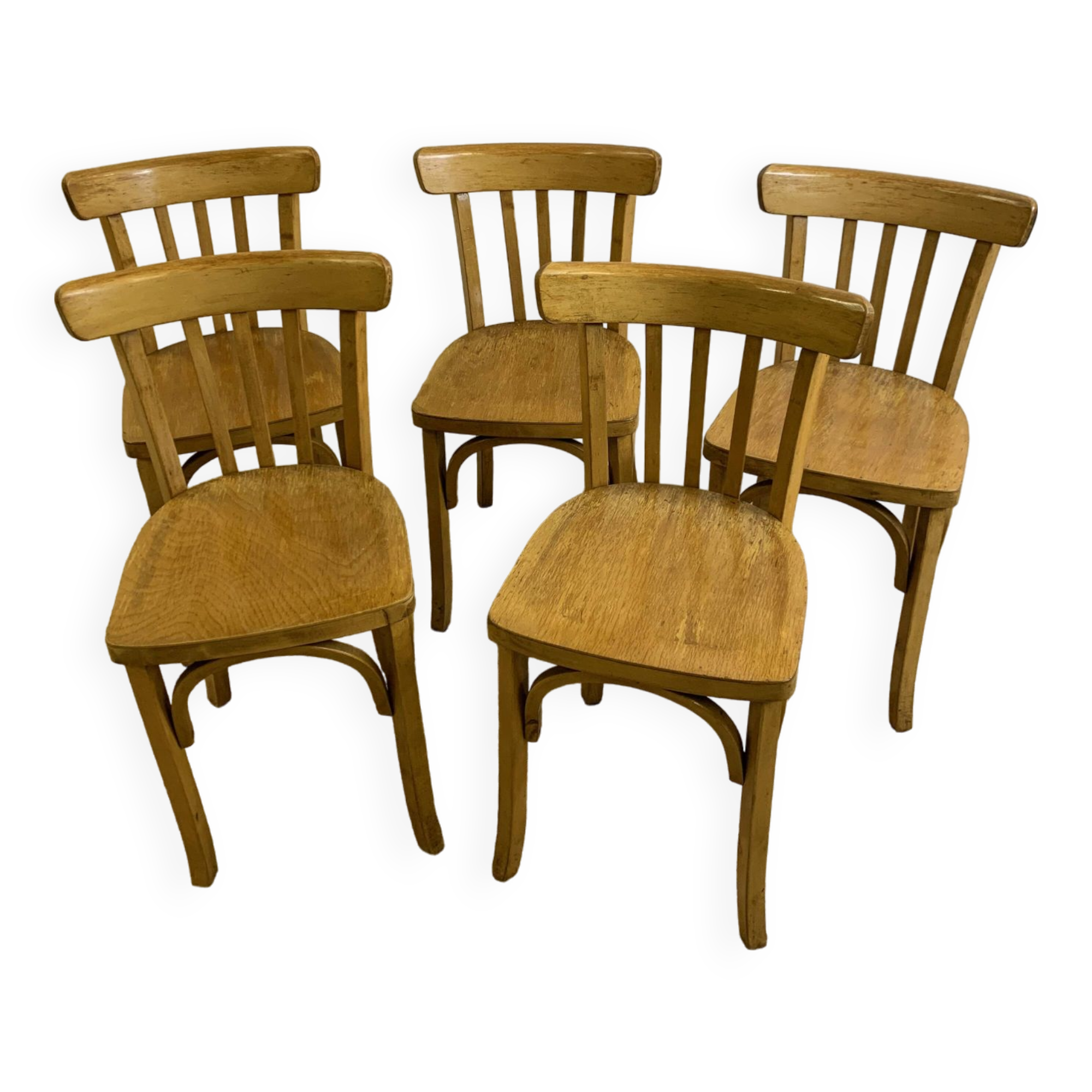 Set of 5 Luterma bistro chairs