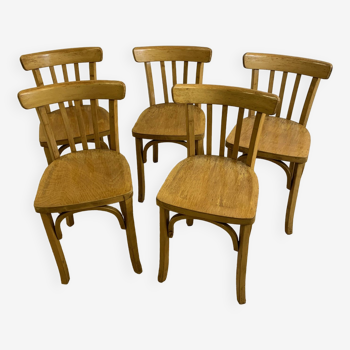 Set of 5 Luterma bistro chairs