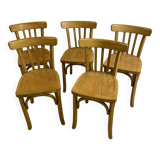 Set of 5 Luterma bistro chairs