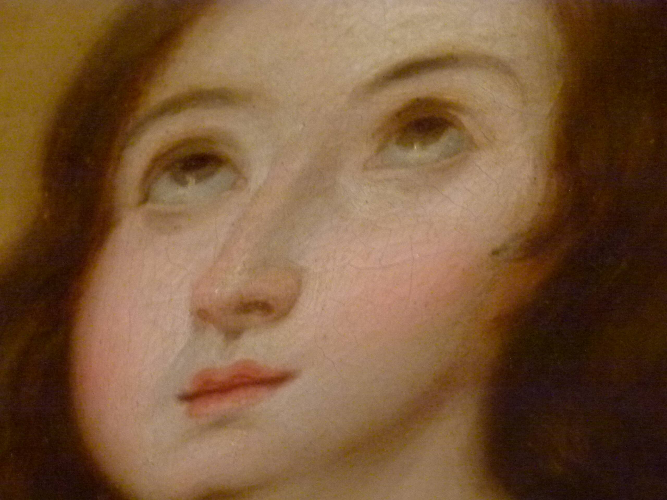 Religious oil painting. 19th century