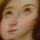 Religious oil painting. 19th century