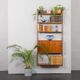 Scandinavian modern wall shelving system Ergo in teak by J. Texmon, Norway, 1960s
