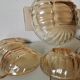 Art Deco pearly glass dessert service