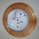 Plafonnier applique en bois et opaline