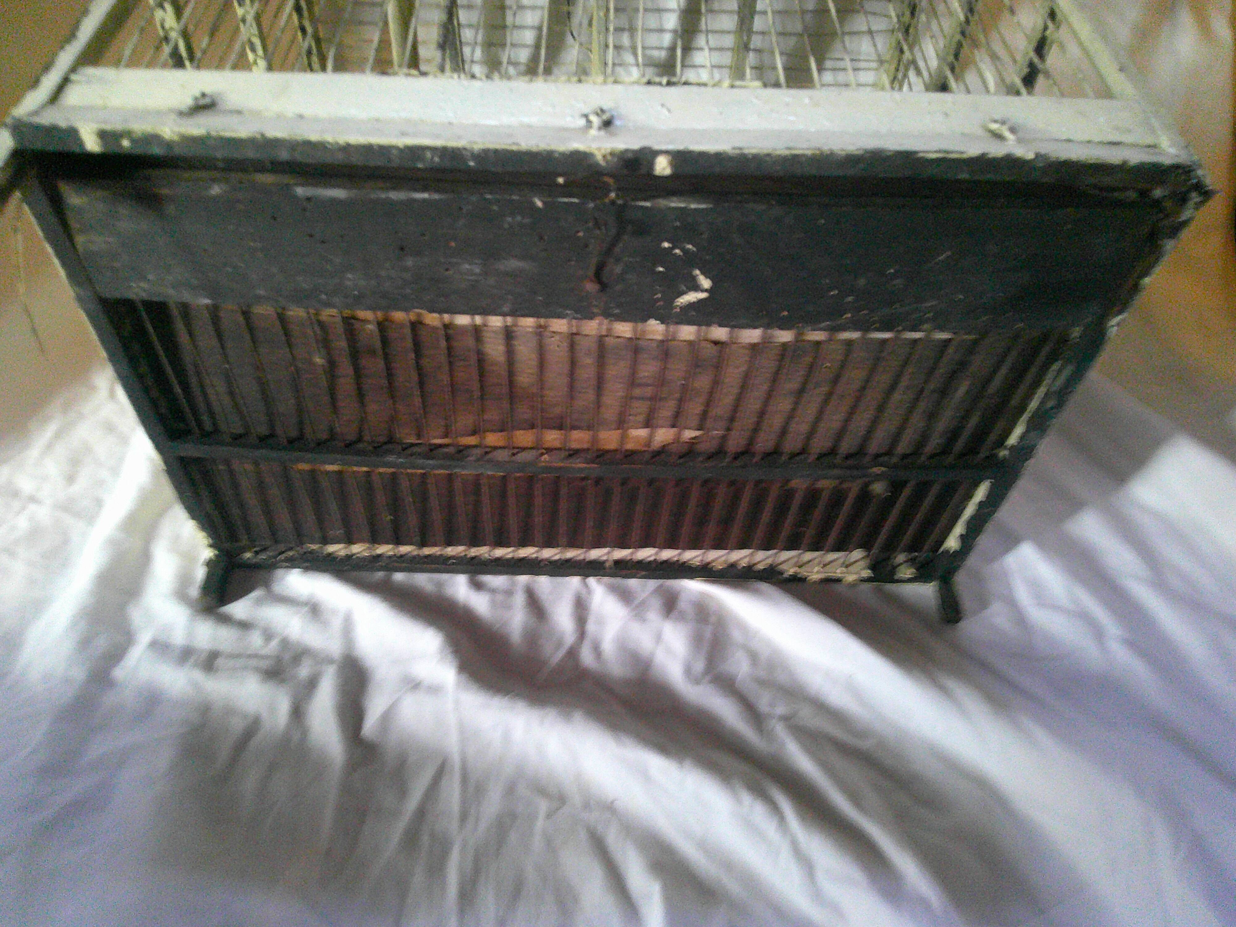 Old wooden cage from the 1960s