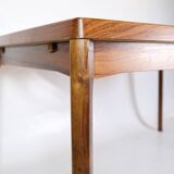 Dining Table With extensions Made In Rosewood By Henning Kjærnulf From 1960s
