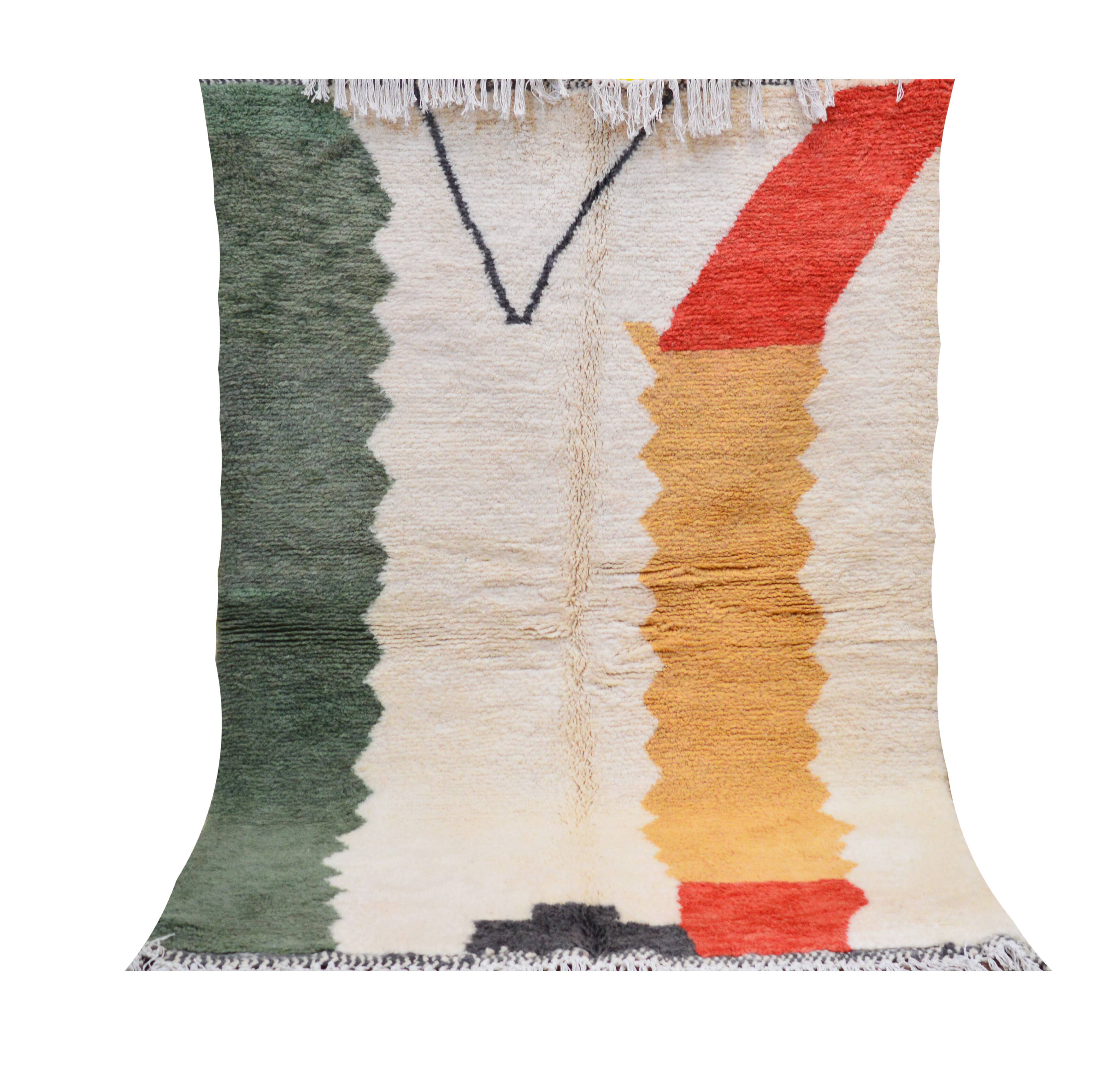Tapis berbère abstrait 250 x 170 cm