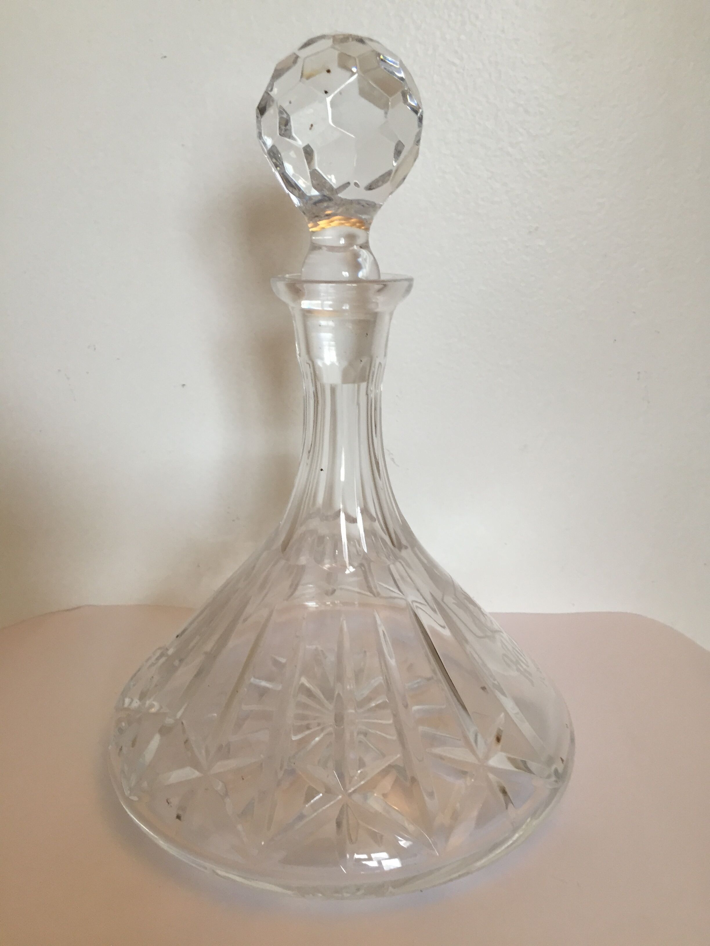 Carafe en cristal
