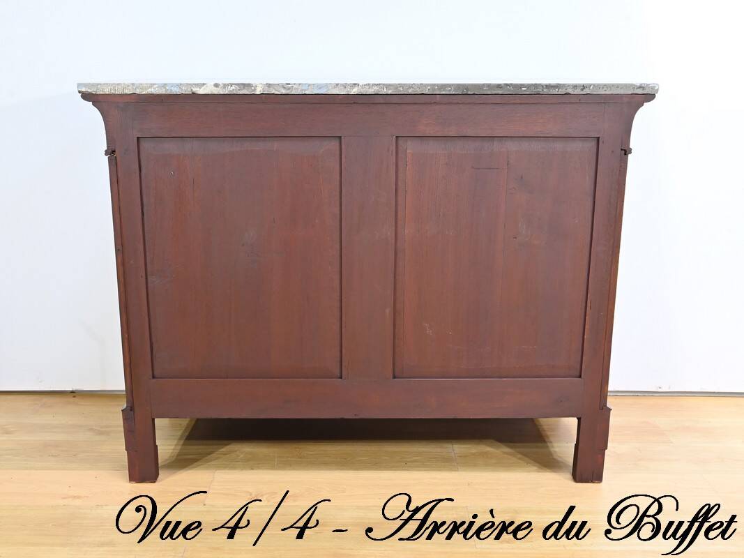 Buffet en Ronce d’Acajou, époque Restauration – Début XIXe