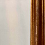 Antique pediment mirror