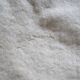 Vintage ecru natural wool round rug