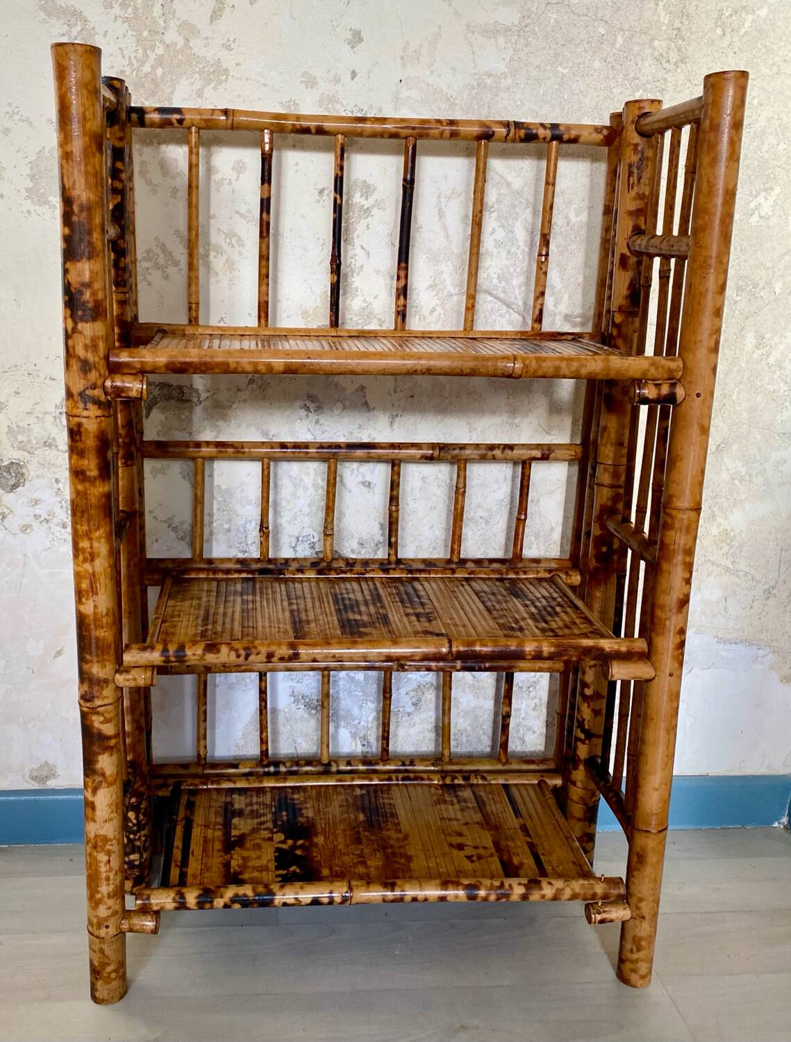 60´s bamboo folding shelf