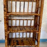 60´s bamboo folding shelf
