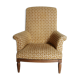 Armchair studded velvet damask vintage English