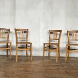 Wooden chair Bistrot Retro bohemian vintage brasserie Lutherma