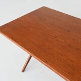 Hans Wegner's AT 303 cross-legged dining table, Andreas Tuck, Denmark, 1950